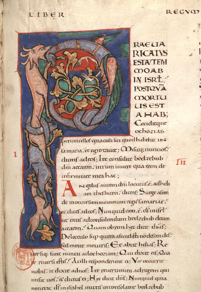 Paris, Bibl. Mazarine, ms. 0001, f. 118