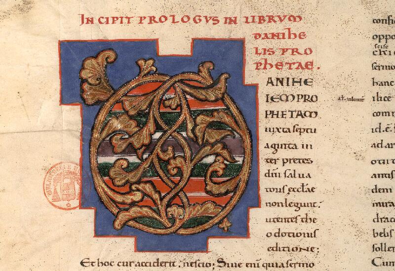 Paris, Bibl. Mazarine, ms. 0001, f. 184v