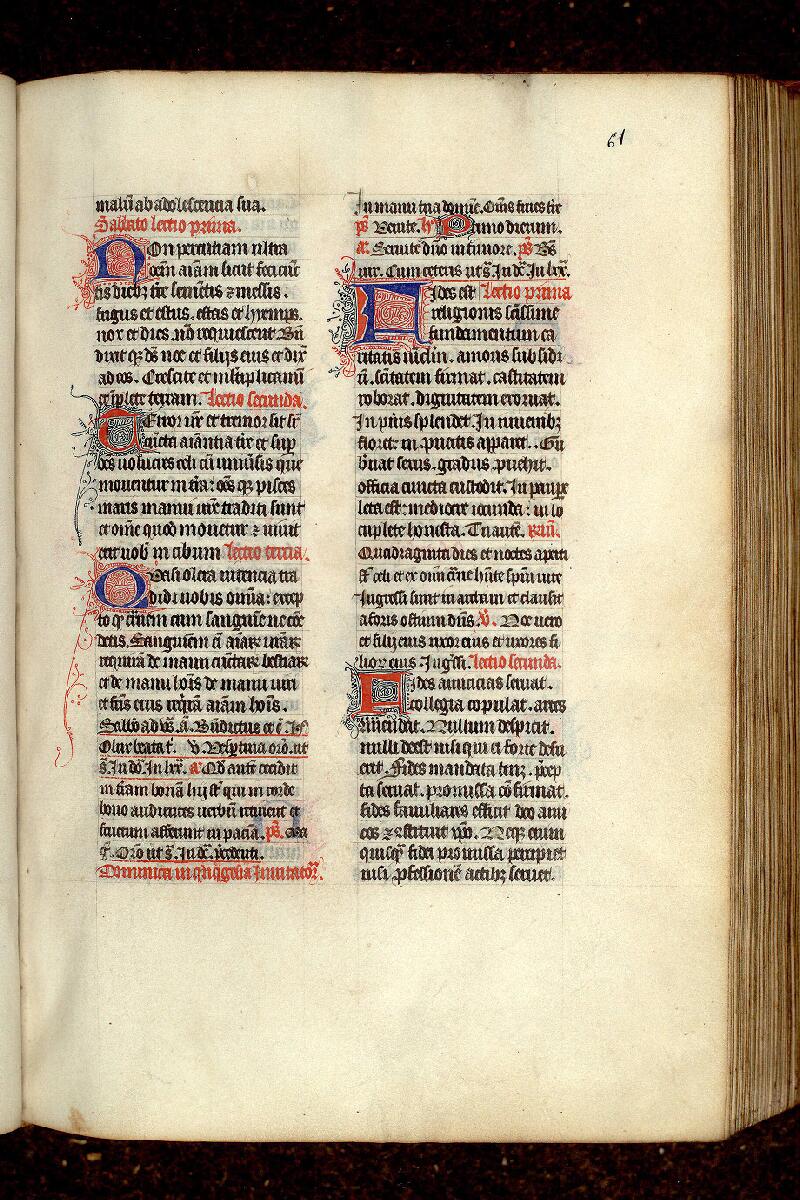 Paris, Bibl. Mazarine, ms. 0341, f. 061