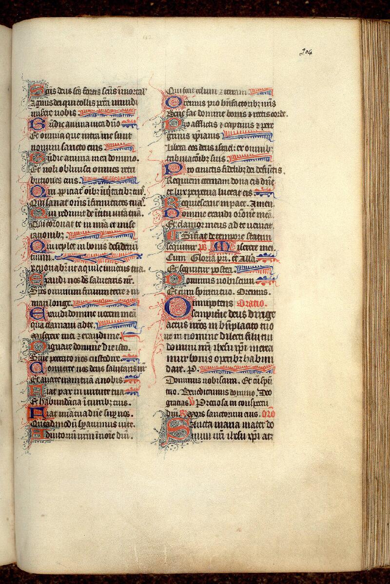 Paris, Bibl. Mazarine, ms. 0341, f. 204