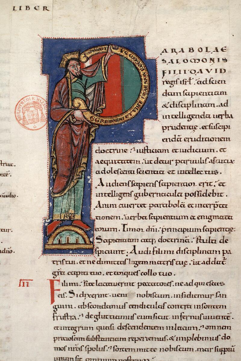 Paris, Bibl. Mazarine, ms. 0002, f. 049v - vue 2