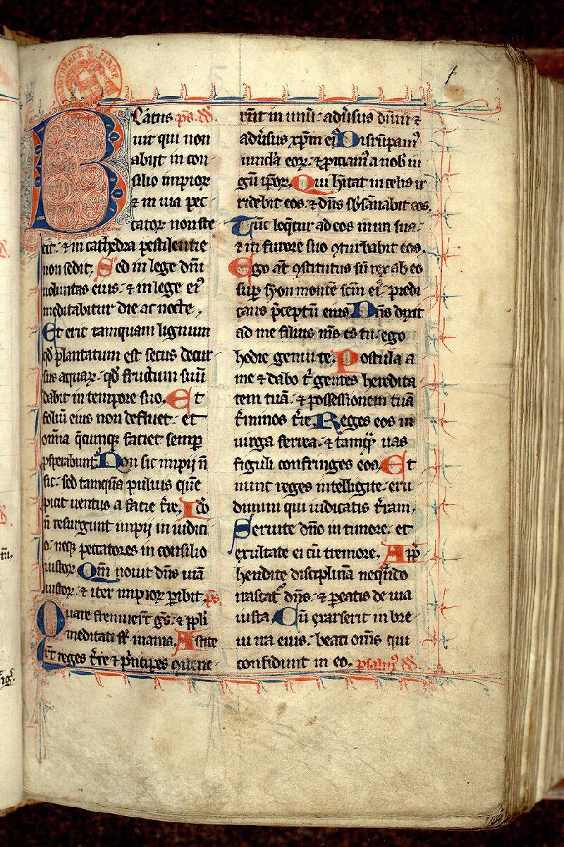 Paris, Bibl. Mazarine, ms. 0349, f. 007