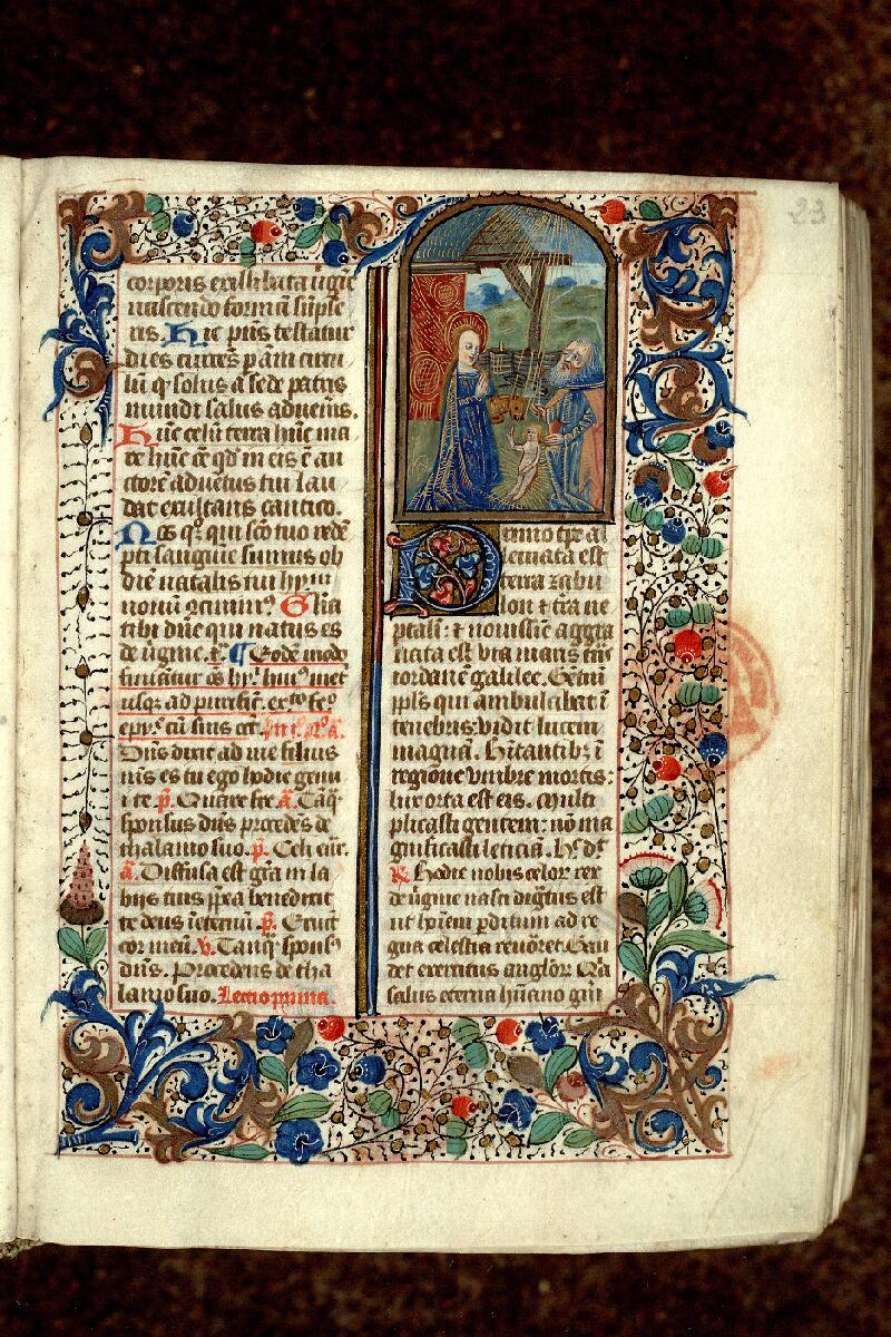 Paris, Bibl. Mazarine, ms. 0350, f. 023 - vue 1