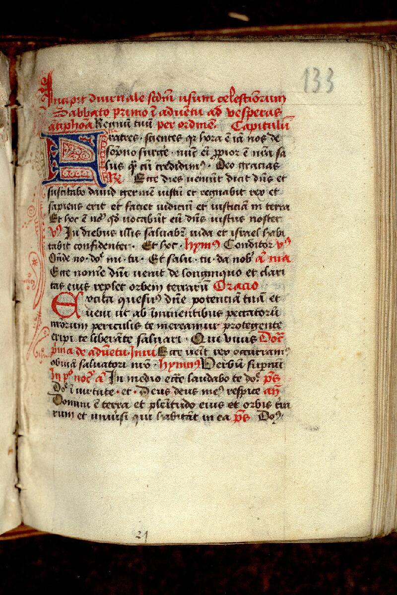 Paris, Bibl. Mazarine, ms. 0363, f. 133