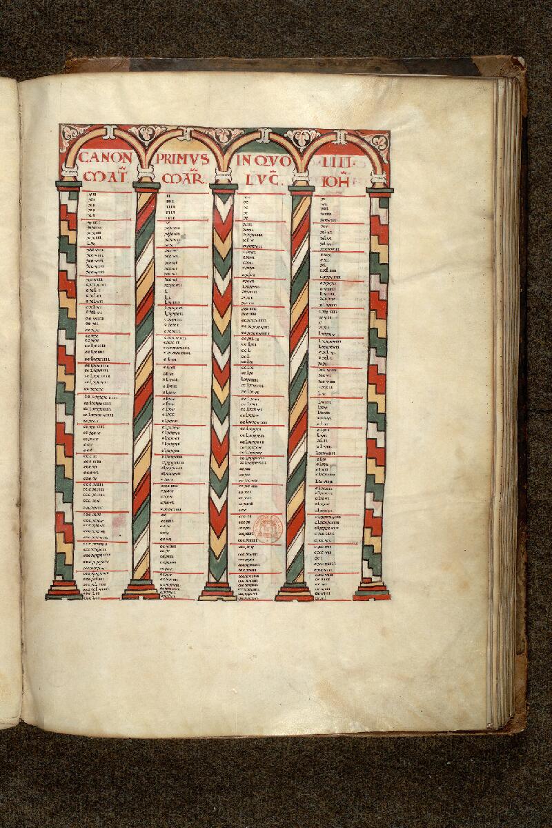Paris, Bibl. Mazarine, ms. 0002, f. 154
