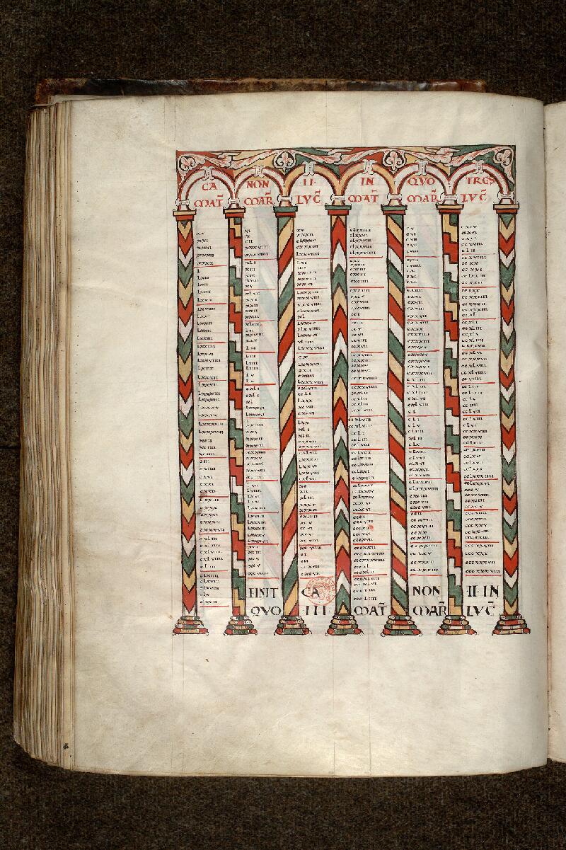 Paris, Bibl. Mazarine, ms. 0002, f. 154v