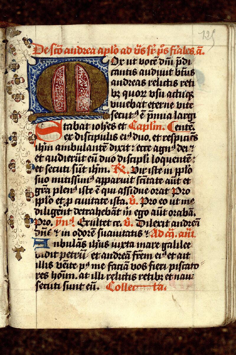Paris, Bibl. Mazarine, ms. 0370, f. 125