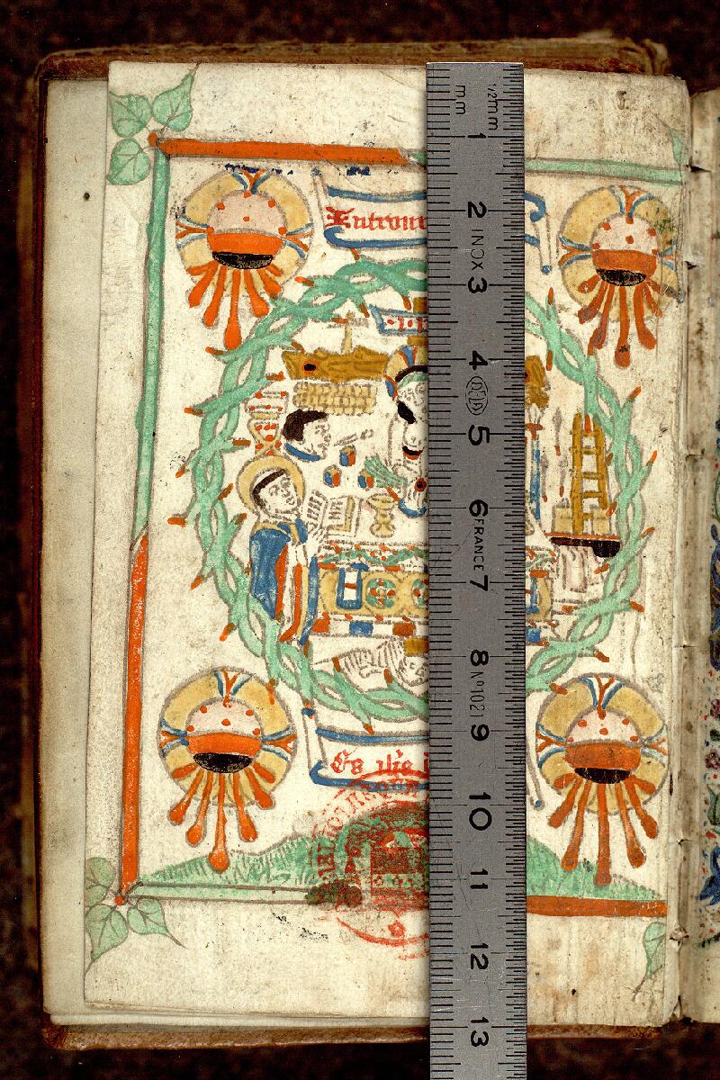 Paris, Bibl. Mazarine, ms. 0371, f. 001v - vue 1