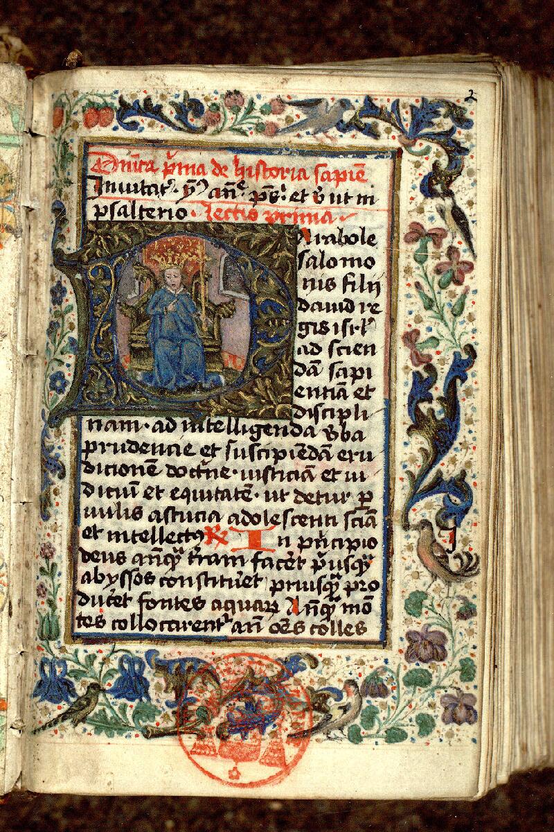 Paris, Bibl. Mazarine, ms. 0371, f. 002 - vue 1