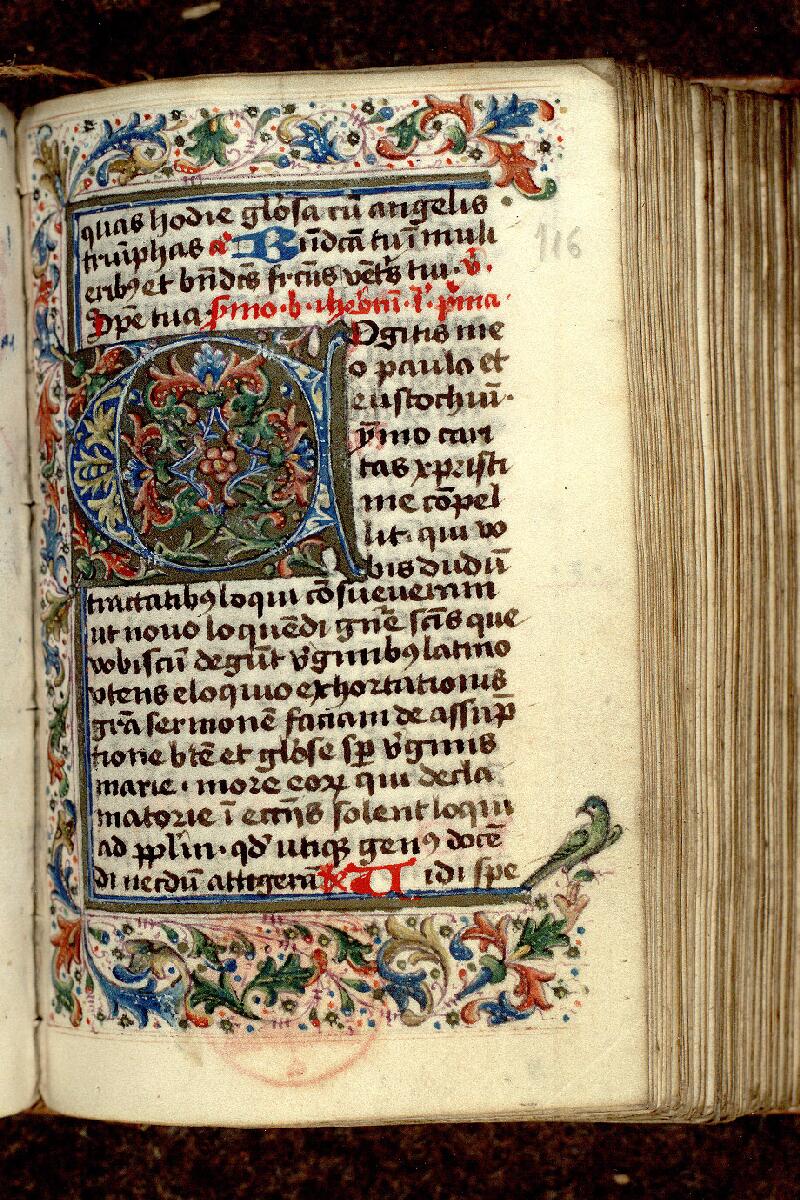Paris, Bibl. Mazarine, ms. 0371, f. 116