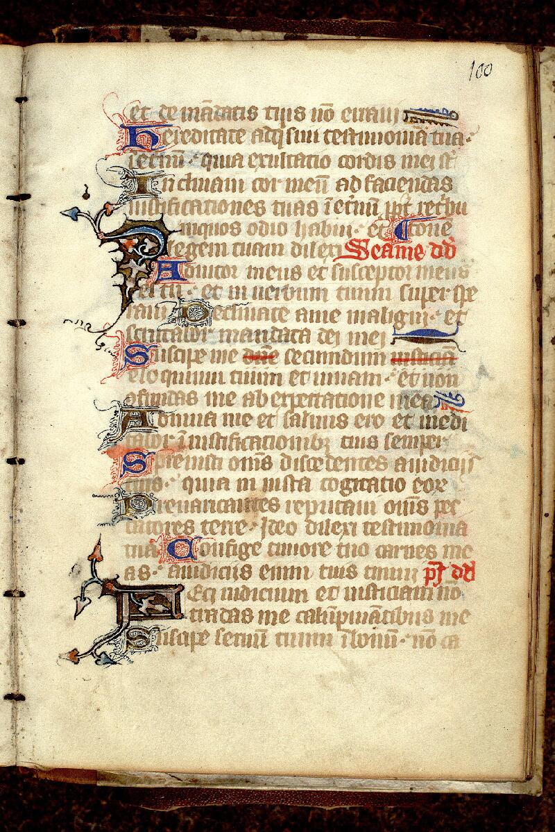 Paris, Bibl. Mazarine, ms. 0378, f. 100