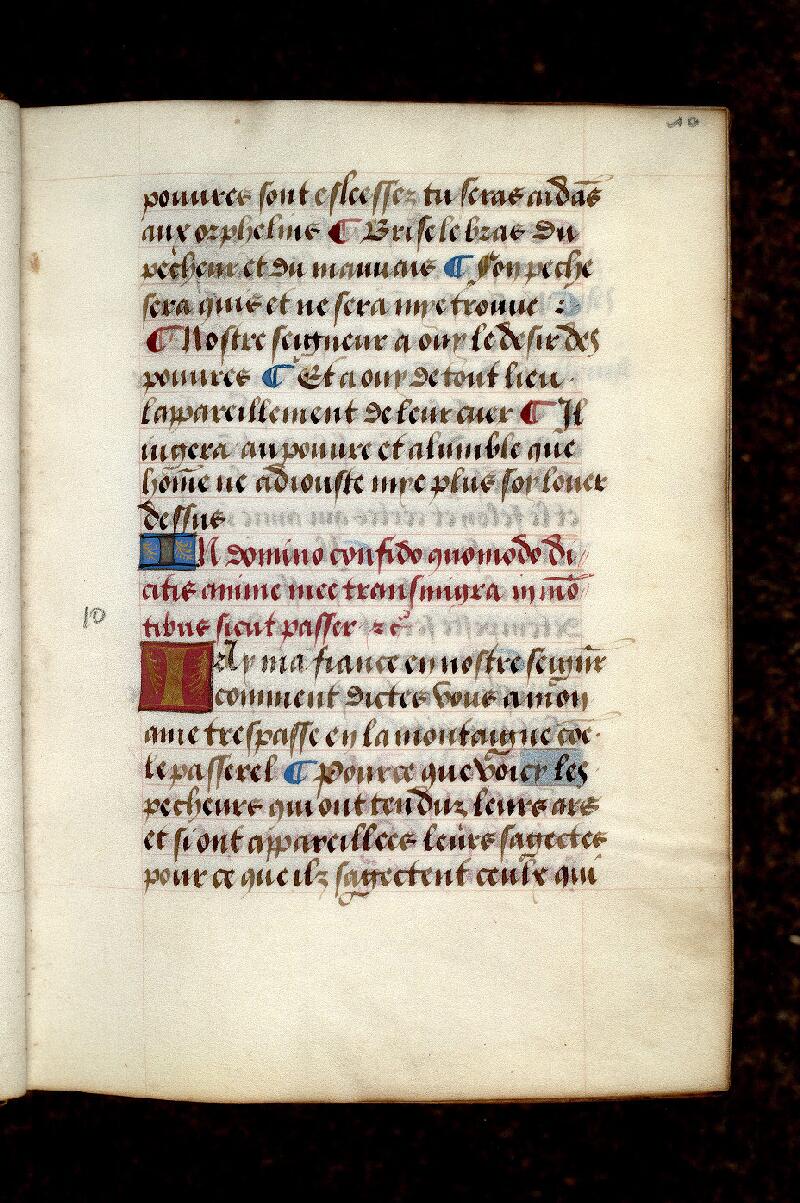 Paris, Bibl. Mazarine, ms. 0383, f. 010