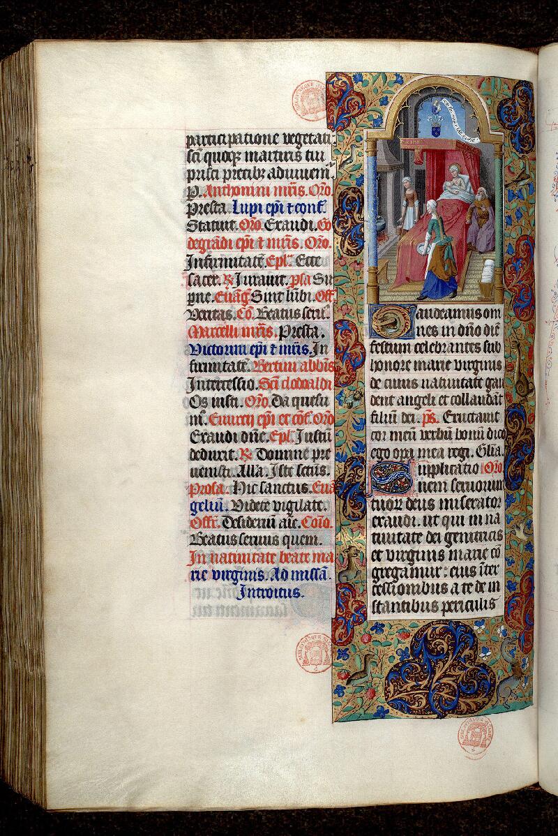 Paris, Bibl. Mazarine, ms. 0412, f. 333v - vue 1