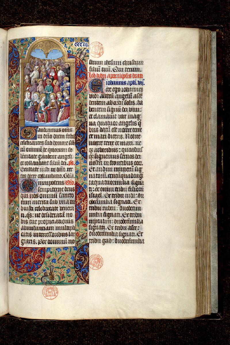 Paris, Bibl. Mazarine, ms. 0412, f. 352 - vue 1