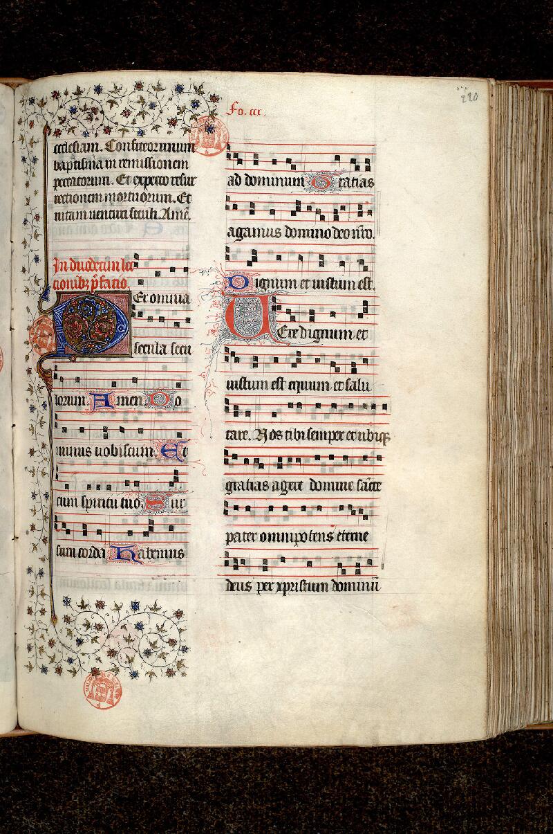 Paris, Bibl. Mazarine, ms. 0416, f. 220