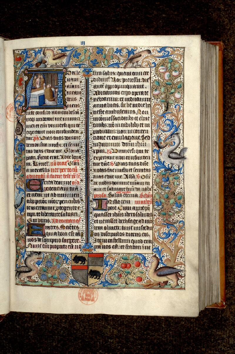 Paris, Bibl. Mazarine, ms. 0420, f. 003 - vue 2