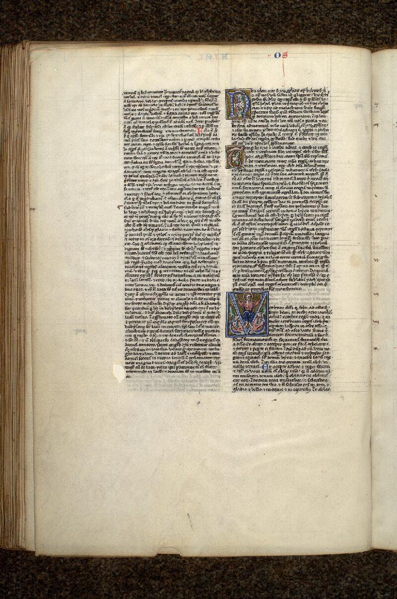 Paris, Bibl. Mazarine, ms. 0012, f. 195v - vue 1