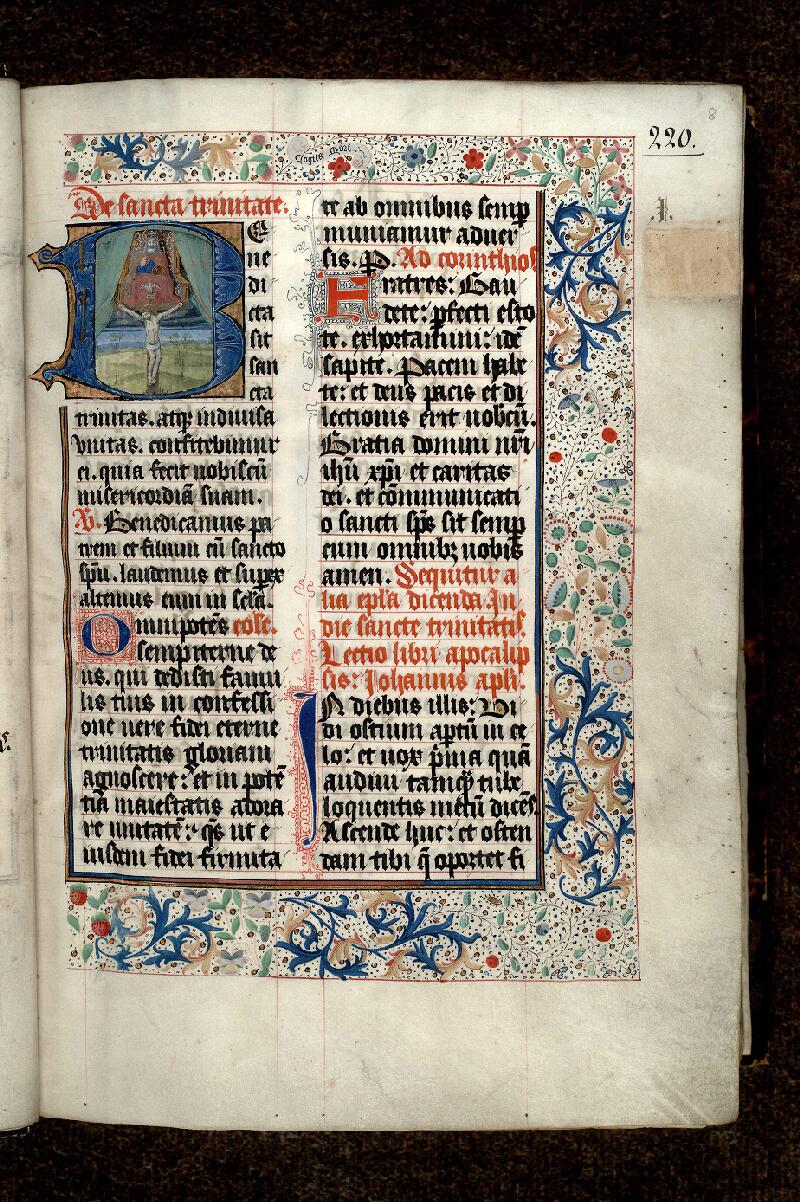 Paris, Bibl. Mazarine, ms. 0425, f. 008 - vue 2