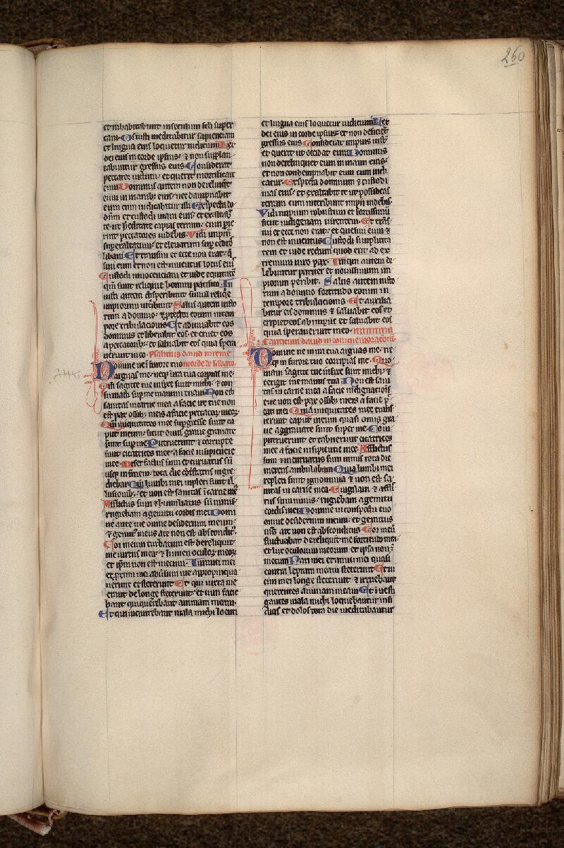 Paris, Bibl. Mazarine, ms. 0006, f. 260