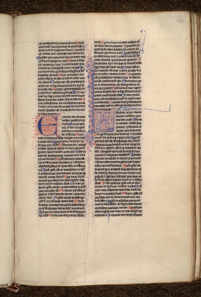 Paris, Bibl. Mazarine, ms. 0006, f. 276