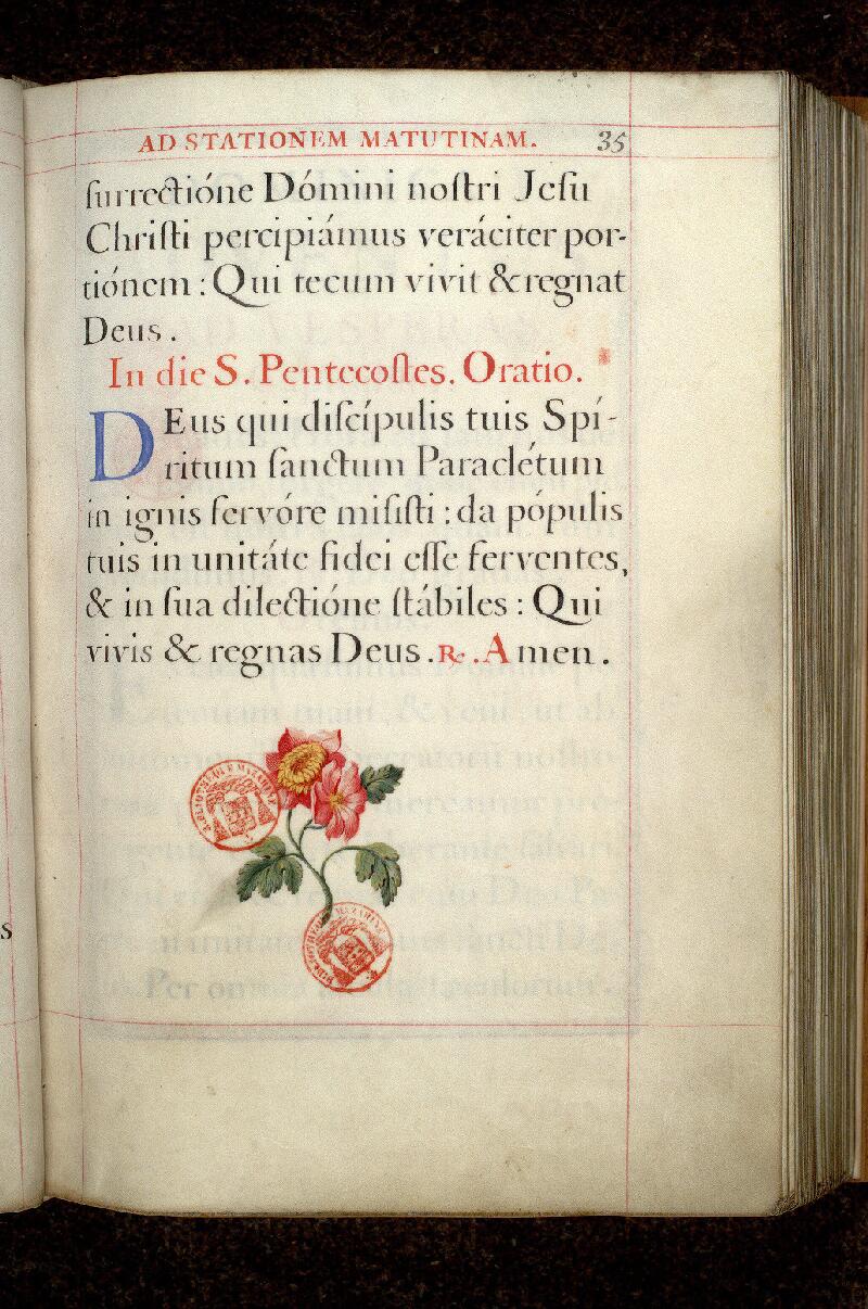 Paris, Bibl. Mazarine, ms. 0441, p. 035 - vue 2