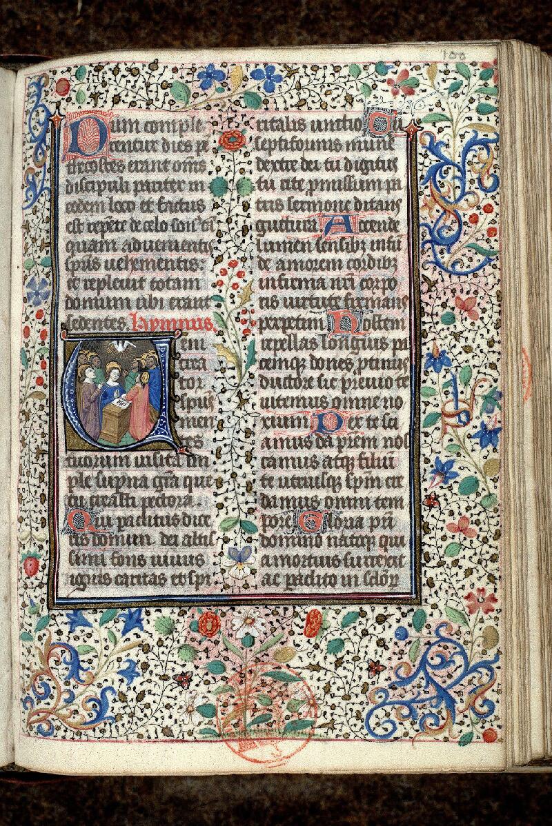 Paris, Bibl. Mazarine, ms. 0443, f. 100 - vue 1