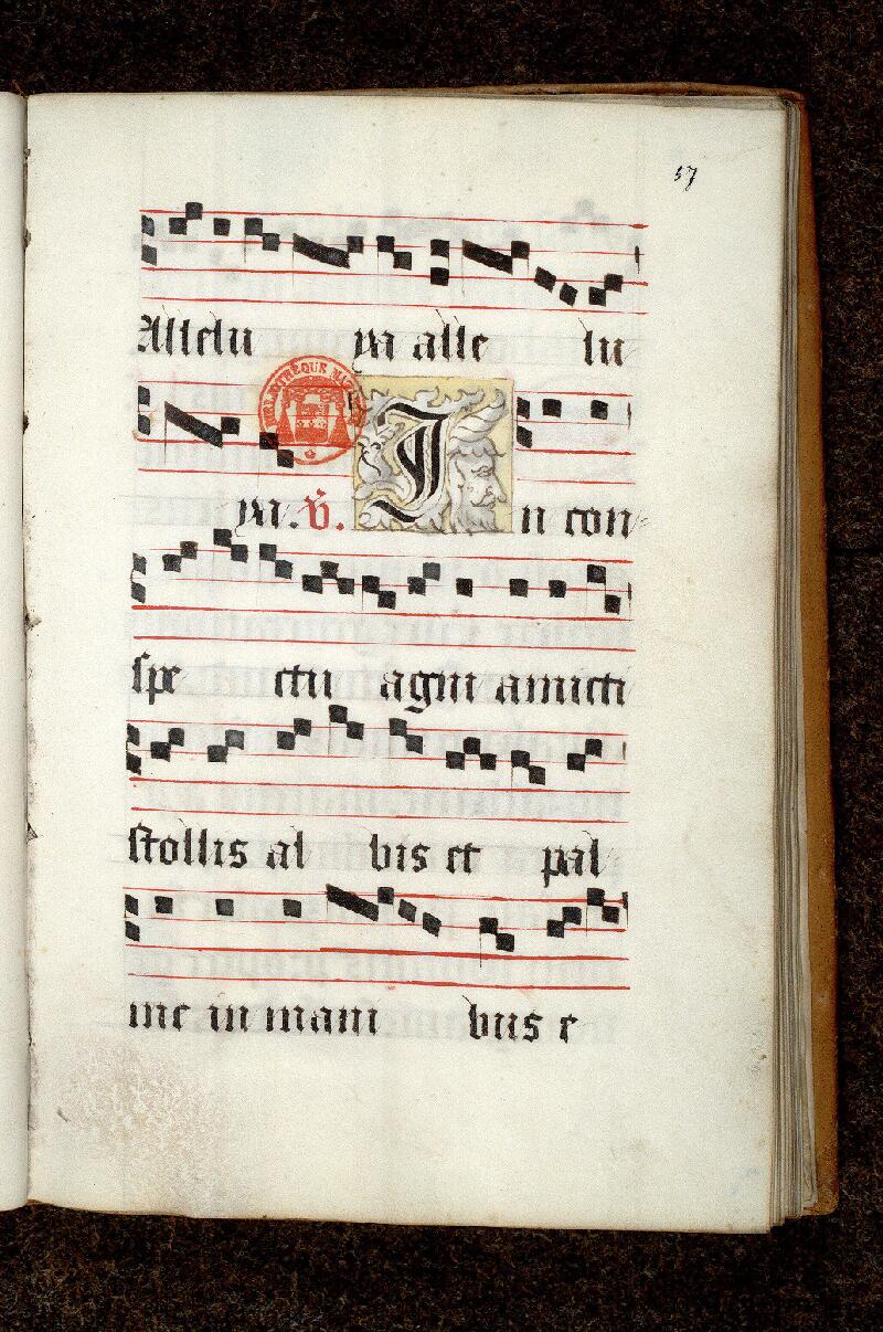 Paris, Bibl. Mazarine, ms. 0462, f. 057
