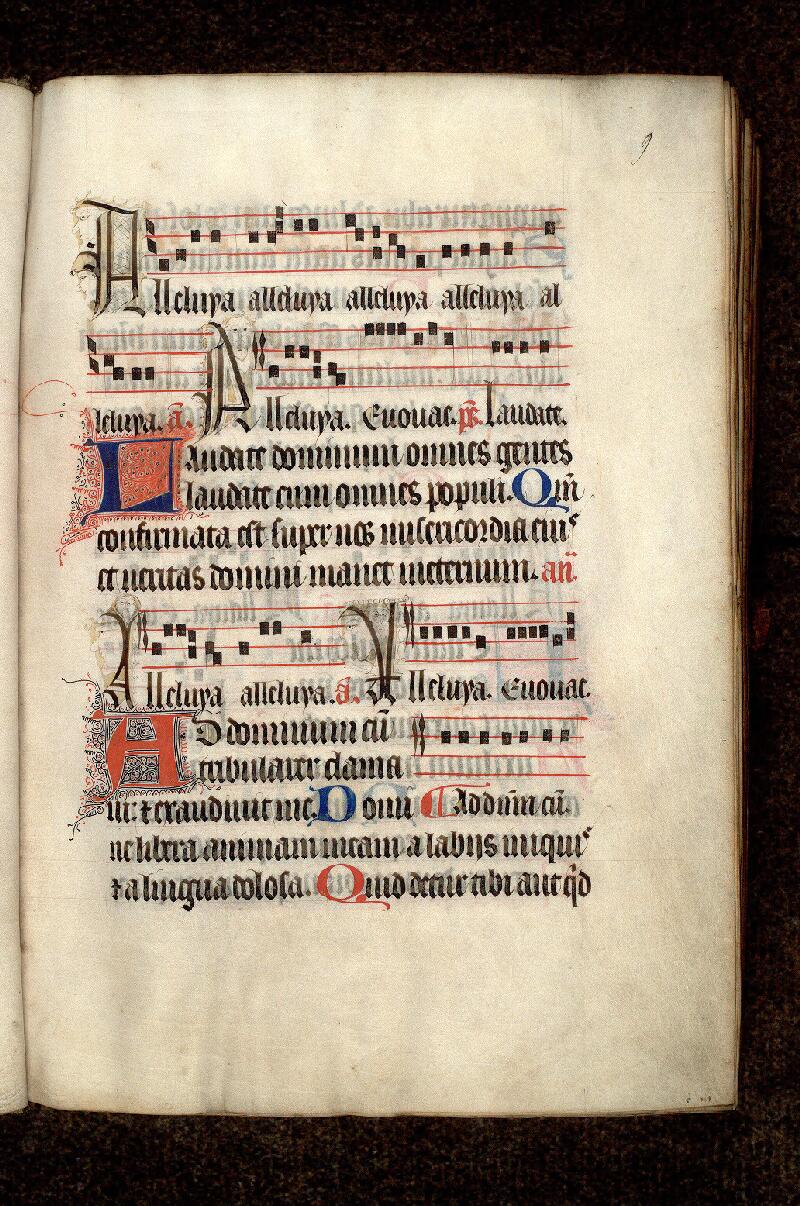 Paris, Bibl. Mazarine, ms. 0464, f. 009