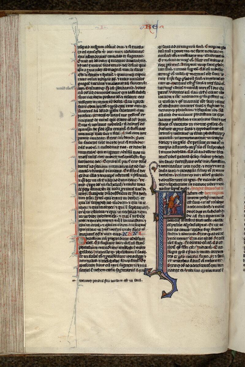 Paris, Bibl. Mazarine, ms. 0009, f. 108v - vue 1