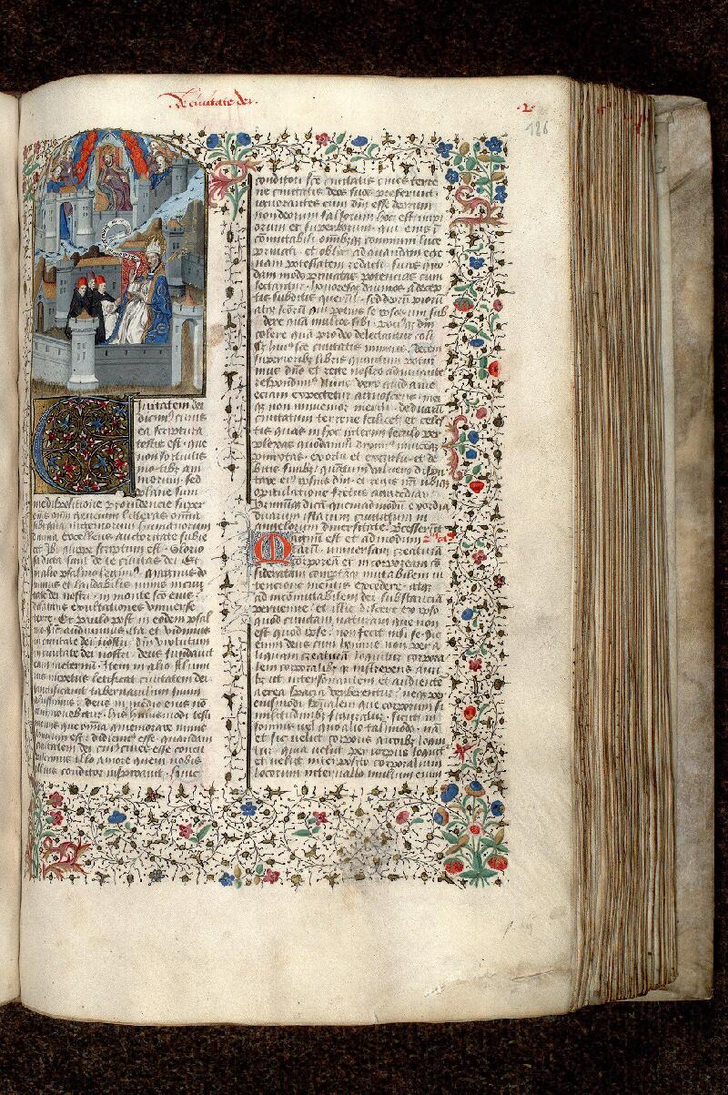 Paris, Bibl. Mazarine, ms. 0592, f. 126 - vue 1