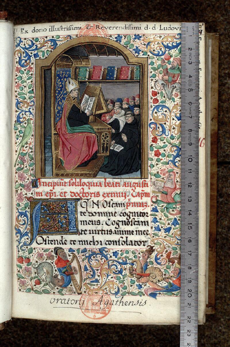 Paris, Bibl. Mazarine, ms. 0616, f. 001 - vue 1