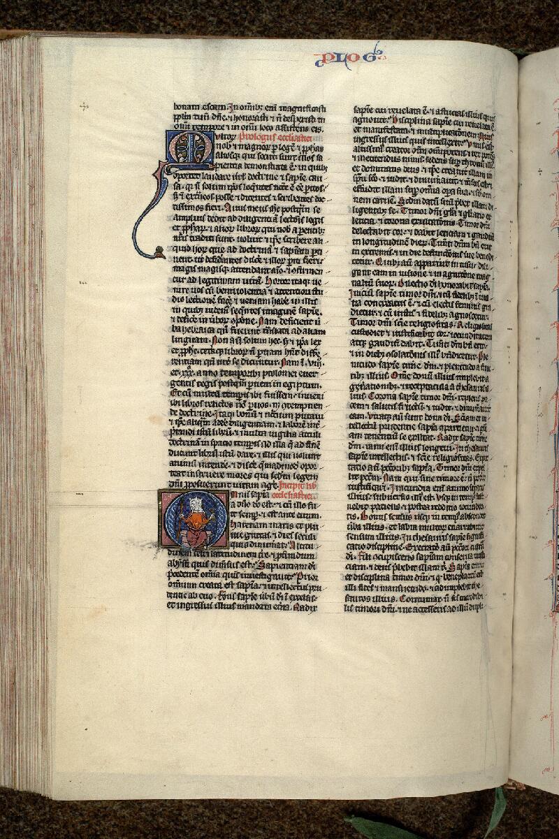 Paris, Bibl. Mazarine, ms. 0009, f. 241v - vue 1