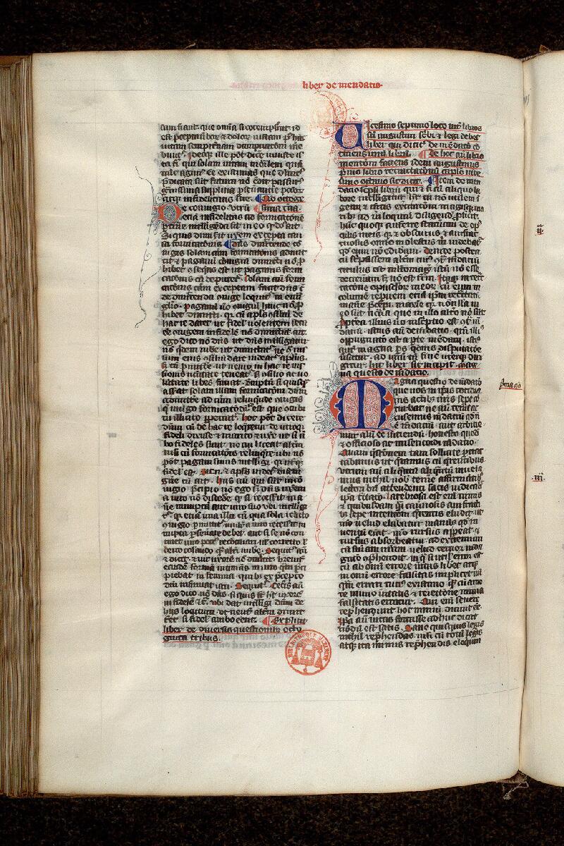 Paris, Bibl. Mazarine, ms. 0636, f. 114v