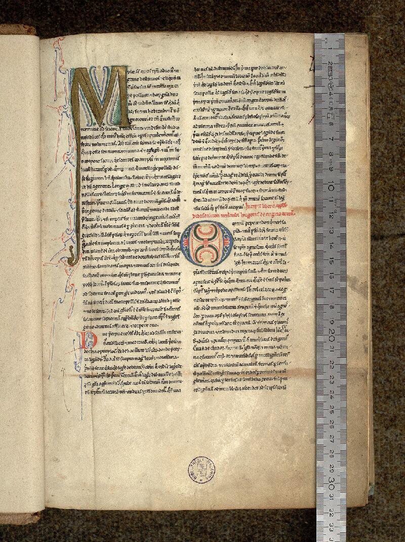 Paris, Bibl. Mazarine, ms. 0732, f. 001 - vue 1