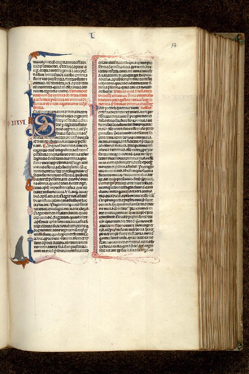 Paris, Bibl. Mazarine, ms. 0766, f. 054 - vue 1