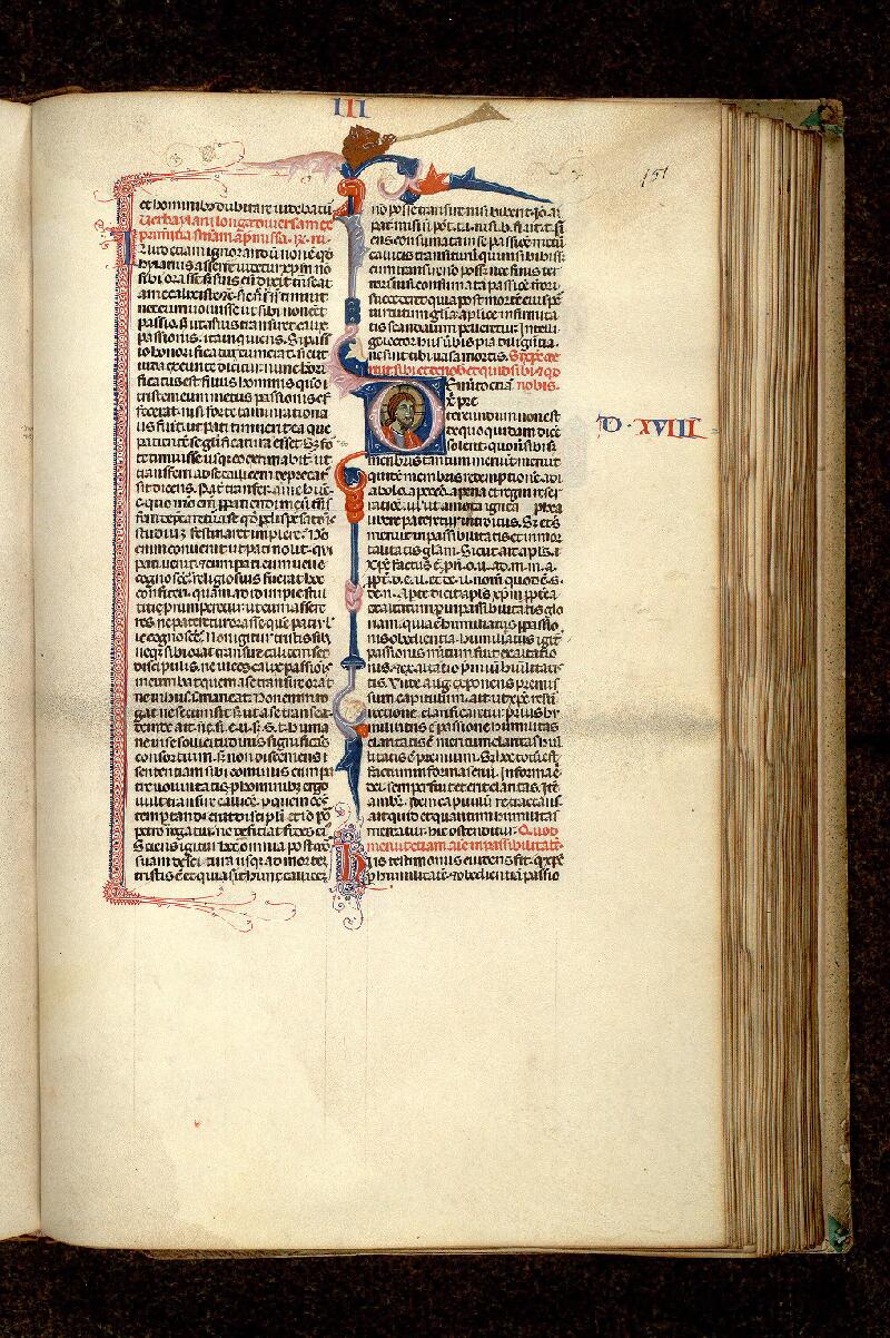 Paris, Bibl. Mazarine, ms. 0766, f. 151 - vue 1