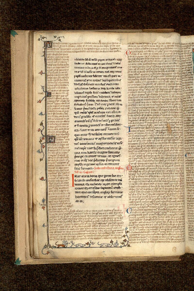 Paris, Bibl. Mazarine, ms. 1288, f. 014v - vue 1