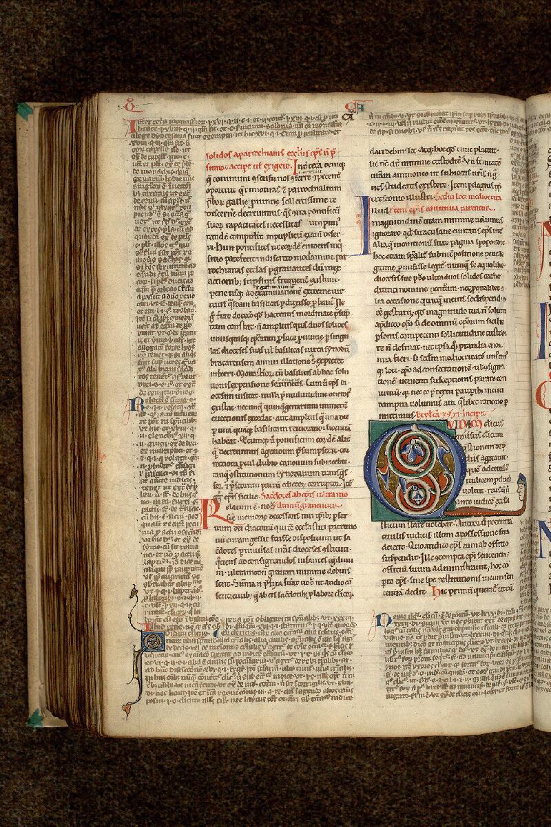 Paris, Bibl. Mazarine, ms. 1288, f. 187v - vue 1