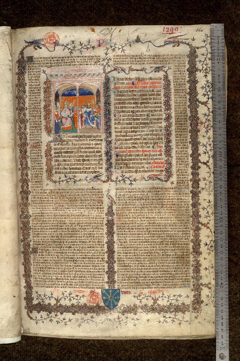 Paris, Bibl. Mazarine, ms. 1290, f. 001 - vue 1
