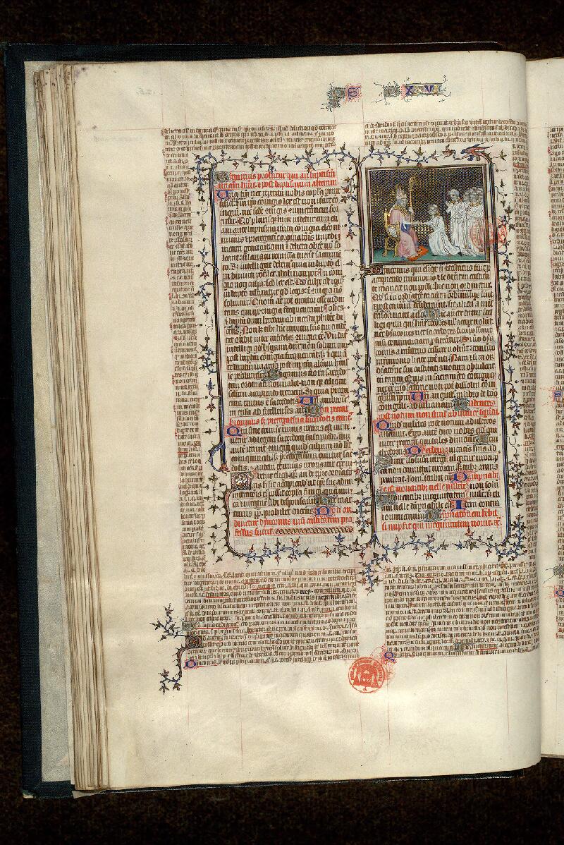 Paris, Bibl. Mazarine, ms. 1290, f. 026v - vue 1