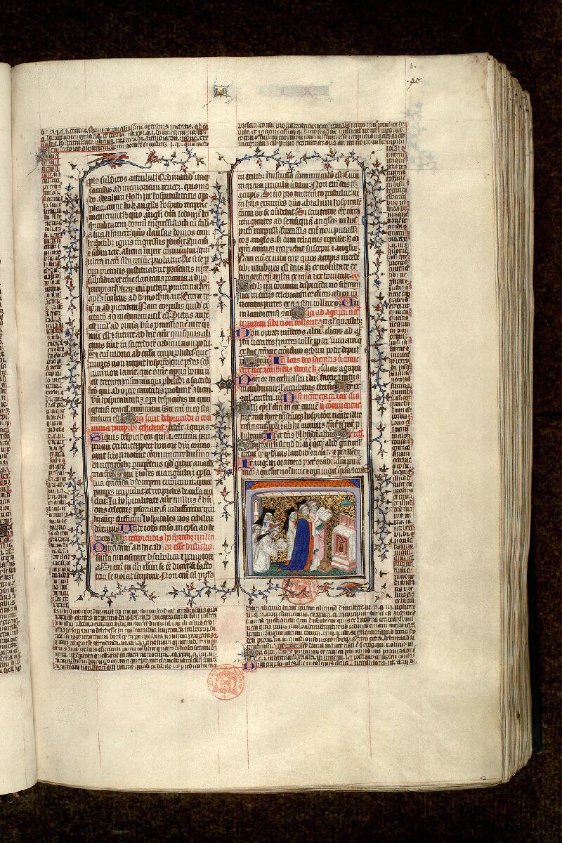 Paris, Bibl. Mazarine, ms. 1290, f. 040 - vue 1