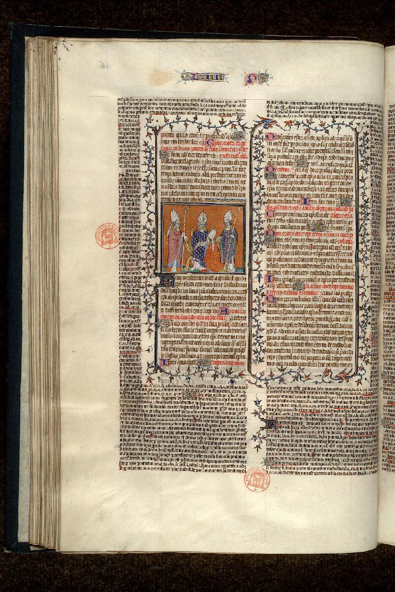 Paris, Bibl. Mazarine, ms. 1290, f. 066v - vue 1