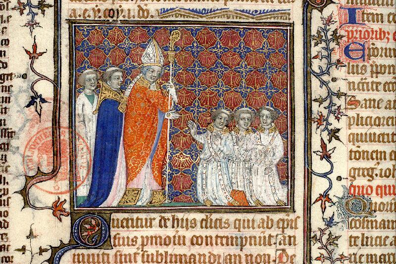 Paris, Bibl. Mazarine, ms. 1290, f. 070v - vue 2