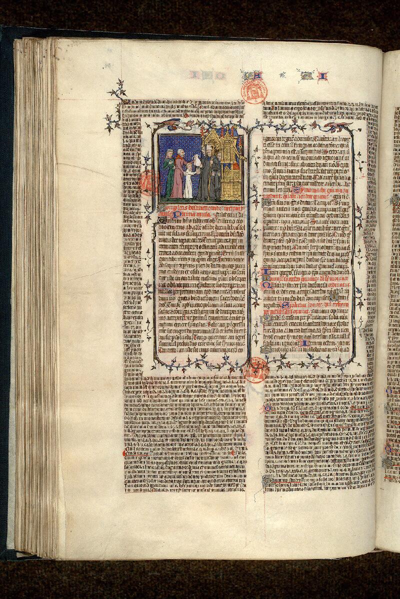 Paris, Bibl. Mazarine, ms. 1290, f. 095v - vue 1