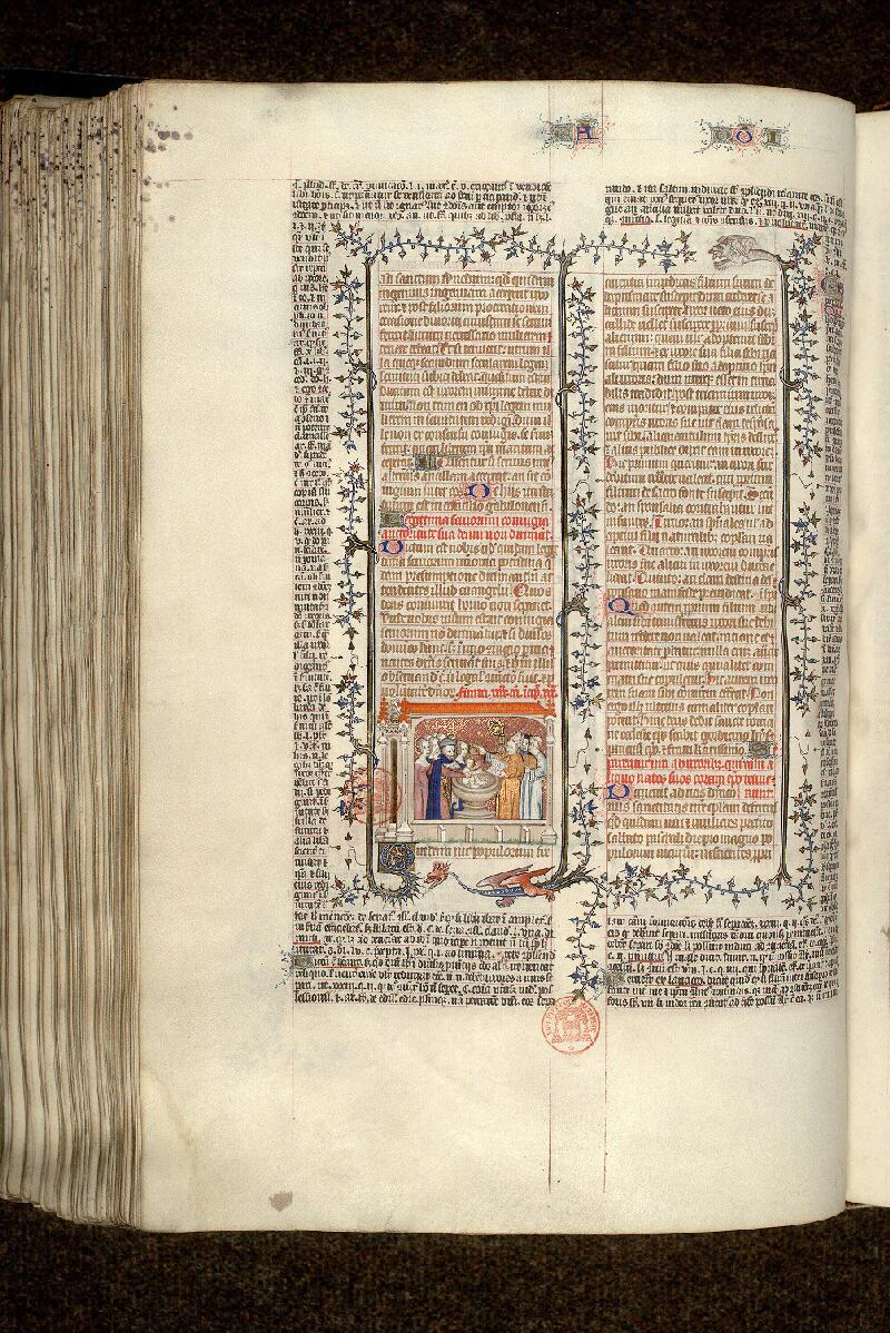 Paris, Bibl. Mazarine, ms. 1290, f. 321v - vue 1