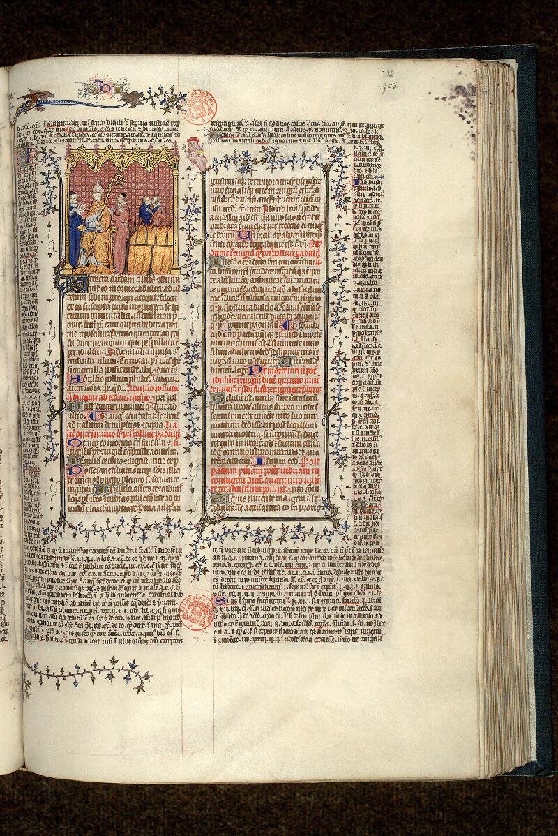 Paris, Bibl. Mazarine, ms. 1290, f. 326 - vue 1
