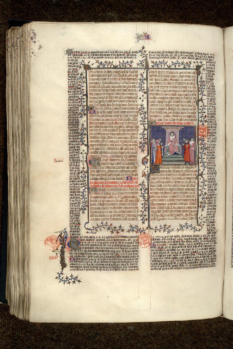 Paris, Bibl. Mazarine, ms. 1290, f. 339v - vue 1