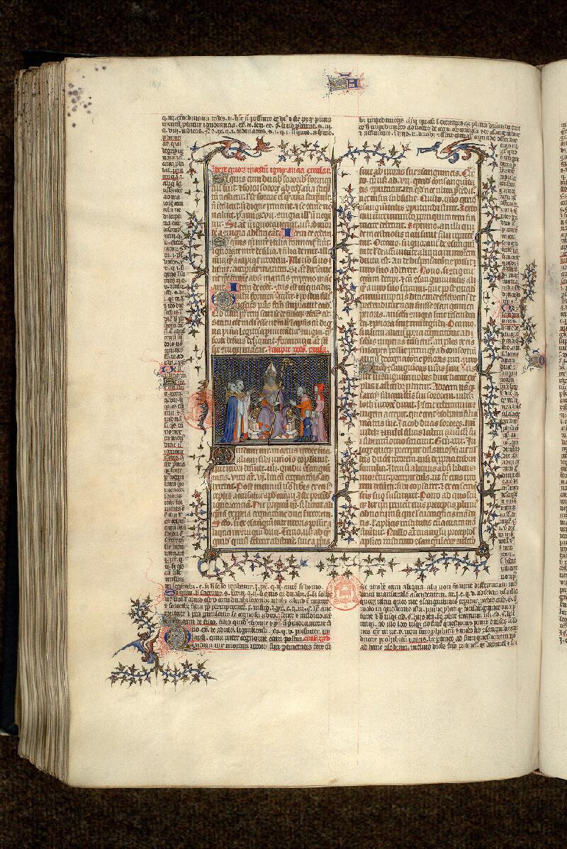 Paris, Bibl. Mazarine, ms. 1290, f. 381v - vue 1