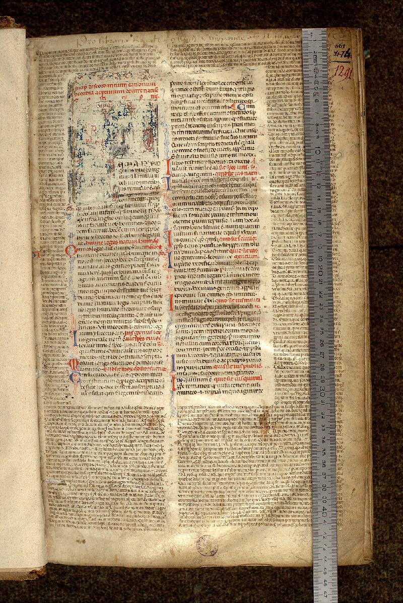 Paris, Bibl. Mazarine, ms. 1291, f. 001 - vue 1