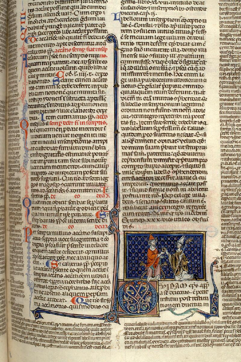 Paris, Bibl. Mazarine, ms. 1291, f. 122 - vue 1